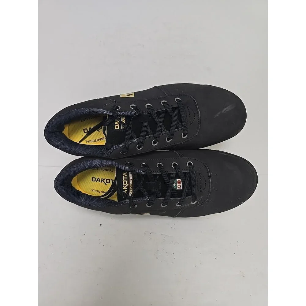DAKOTA Men's Steel Toe Steel Plate Skate Safety Work Shoe 3613 Black/Black 12M - Picture 10 of 11